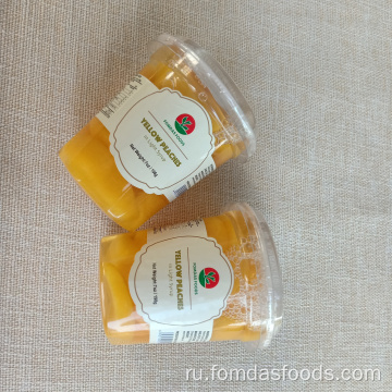 Консервированный желтый персик в светом сироп 14-17%